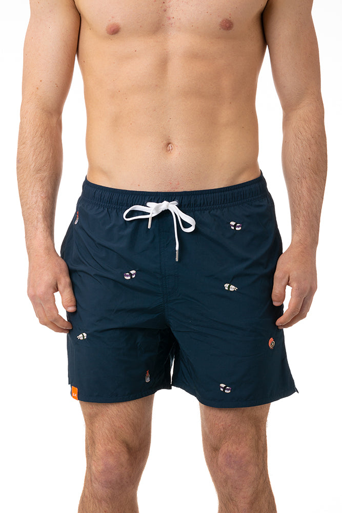 BOXER MOLLA UOMO BLU H35112 SUSHI07 SUN 68